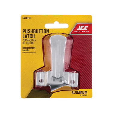 Ace Bare Steel Push Button Latch Replacement 1 pk