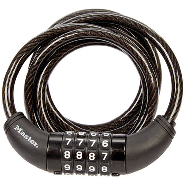Master Lock 5/16 in. D X 72 in. L Vinyl Coated Steel Locking Cable