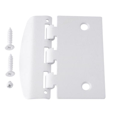 Ace Matte White Steel Door Flip Lock 1 pk