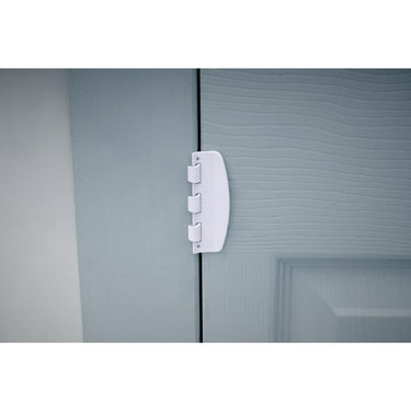Ace Matte White Steel Door Flip Lock 1 pk