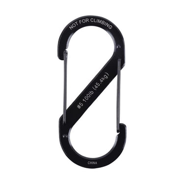 Nite Ize S-Biner Stainless Steel Black Dual Carabiner S-Biner