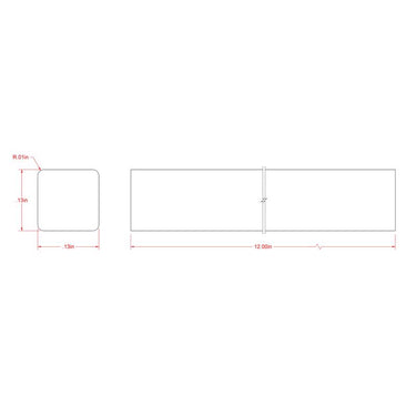 SteelWorks 0.125 in. X 0.12 in. W X 12 in. L Steel Keystock
