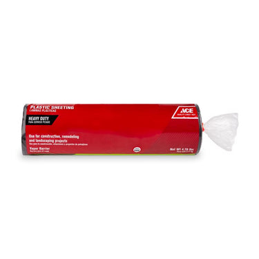 Ace Plastic Sheeting 4 mil X 10 ft. W X 25 ft. L Polyethylene Black 1 pk