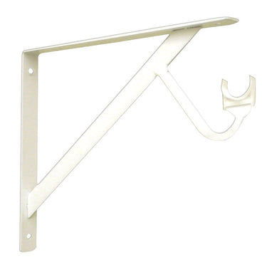 Knape & Vogt John Sterling White Steel Bracket 12 Ga. 11-1/4 in. L 500 lb