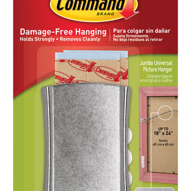 3M Command Silver Picture Hanger 8 lb 1 pk