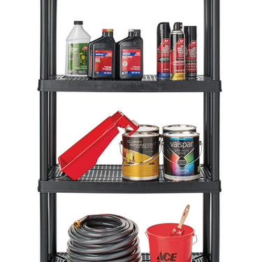 Maxit 54-1/2 in. H X 32 in. W X 14 in. D Resin Shelving Unit