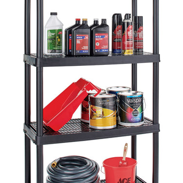 Maxit 54-1/2 in. H X 32 in. W X 14 in. D Resin Shelving Unit