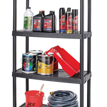 Maxit 54-1/2 in. H X 32 in. W X 14 in. D Resin Shelving Unit