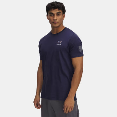 Under Armour UA Freedom Eagle Men's Short Sleeve (Midnight Navy) Size M