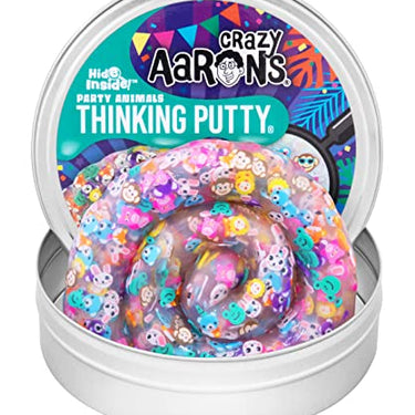Crazy Aaron's Thinking Putty Tin Hide Inside Party Animal