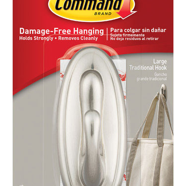 3M Command Large Plastic Designer Hooks 4.06 in. L 1 pk
