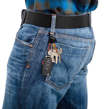 Nite Ize KeyRack Stainless Steel Black S-Biner Carabiner Key Chain