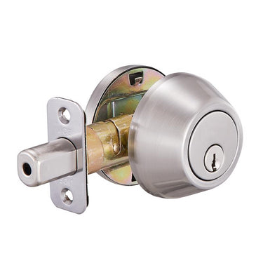 Ace Brushed Chrome Metal Single Cylinder Deadbolt