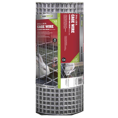 YardGard 24 in. H X 25 ft. L Galvanized Steel Welded 1 in. X 1 in. in.
