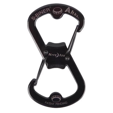 Nite Ize S-Biner Stainless Steel Black S-Biner S-Biner