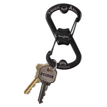 Nite Ize S-Biner Stainless Steel Black S-Biner S-Biner