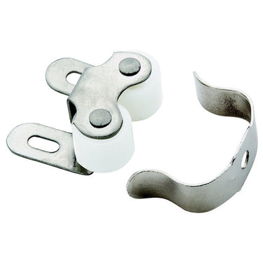 Amerock 1 in. H X 1-1/16 in. W X 1 in. D Nickel Steel Roller Catch