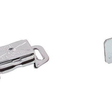 Amerock 1/2 in. H X 1 in. W X 2-3/16 in. D Aluminum Single Magnetic Catch