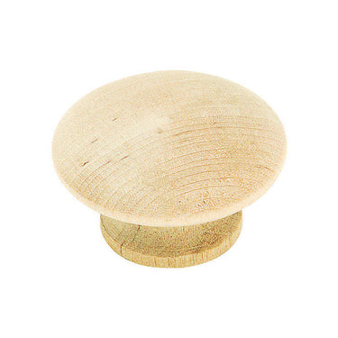 Amerock Traditional Round Cabinet Knob 1-1/2 in. D 7/8 in. Unfinished 2 pk