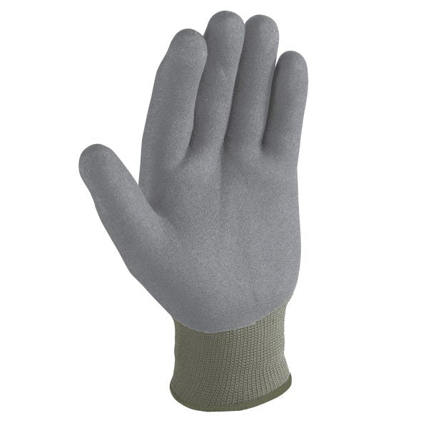 Wells Lamont Winter-Lined Latex Coated Glove, Olive Womens Medium