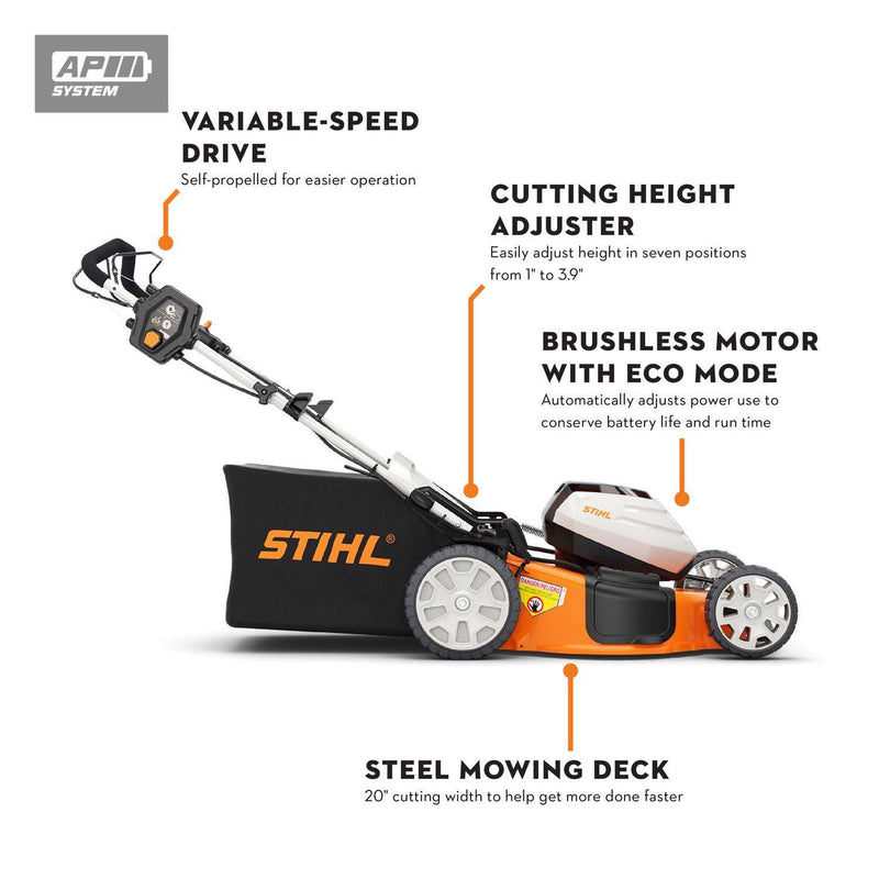 Load image into Gallery viewer, STIHL RMA 510 Battery Self-Propelled Lawn Mower (INSTORE PICK UP ONLY)
