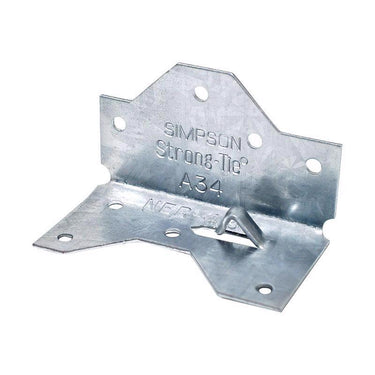 Simpson Strong-Tie 1.4 in. W X 2.5 in. L Galvanized Steel Framing Angle