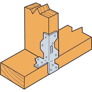 Simpson Strong-Tie 1.4 in. W X 4.5 in. L Galvanized Steel Framing Angle