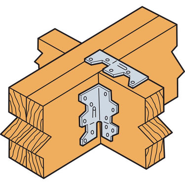 Simpson Strong-Tie 1.4 in. W X 4.5 in. L Galvanized Steel Framing Angle