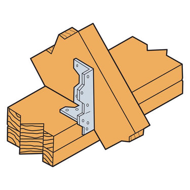 Simpson Strong-Tie 1.4 in. W X 4.5 in. L Galvanized Steel Framing Angle