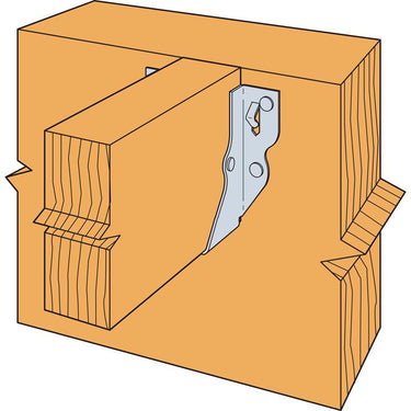 Simpson Strong-Tie 2 in. H X 3.31 in. W 20 Ga. Galvanized Steel Joist Hanger