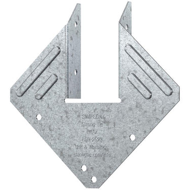 Simpson Strong-Tie 4 in. H X 4 in. W 18 Ga. Galvanized Steel Hurricane Tie