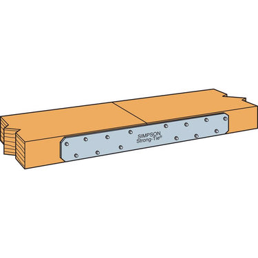 Simpson Strong-Tie 12 in. H X 1.3 in. W 12 Ga. Galvanized Steel Strap