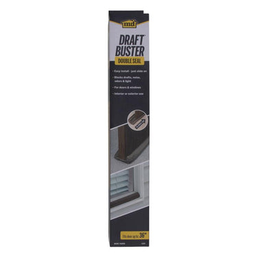 M-D Building Products Brown Cloth/Foam Seal For Doors and Windows 36 in. L X 3-11/32 in.