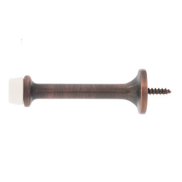 Ace Metal Oil Rubbed Bronze Rigid Door Stop Mounts to door and wall 1/8 in.