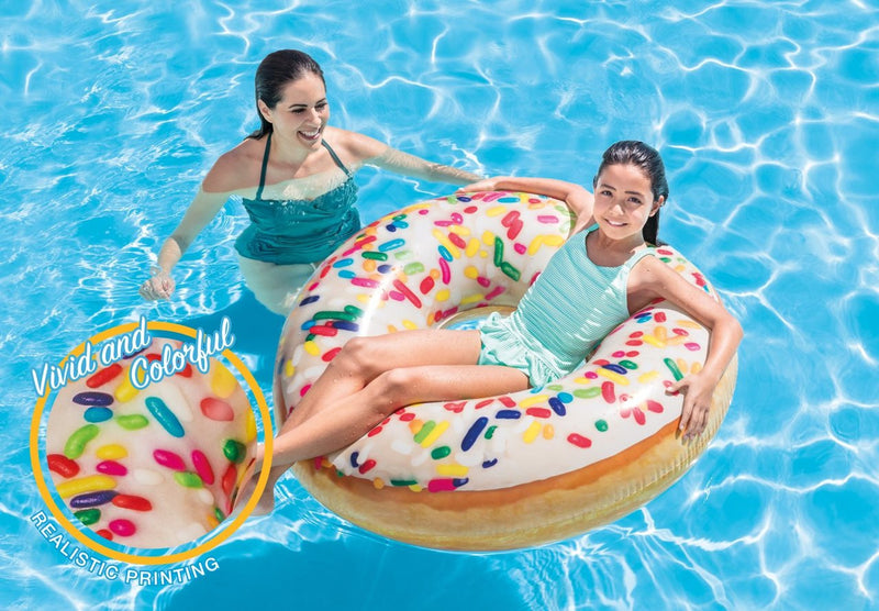 Load image into Gallery viewer, Intex Sprinkle Donut Inflatable Pool Swim Tube
