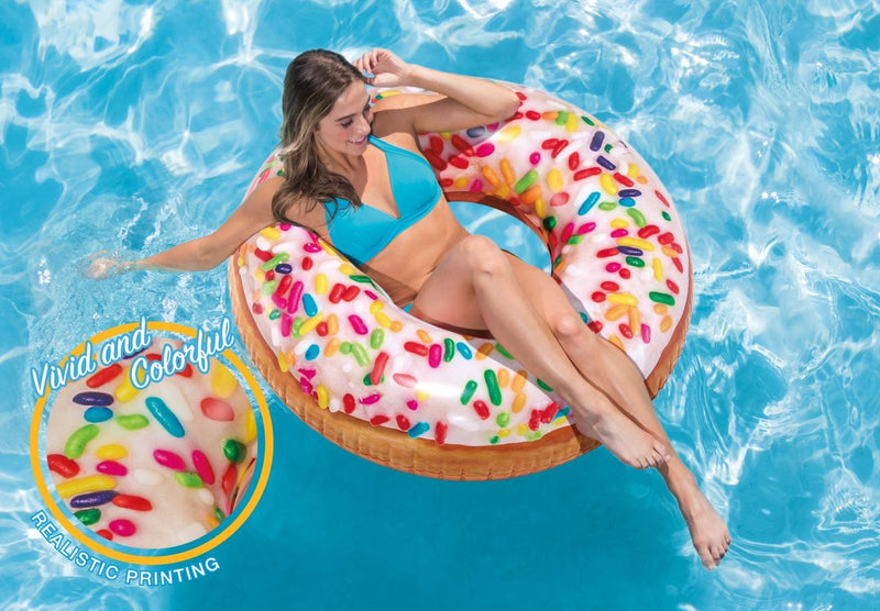Load image into Gallery viewer, Intex Sprinkle Donut Inflatable Pool Swim Tube
