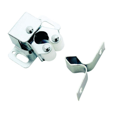 Amerock 1.25 in. H X 0.5 in. W X 1.6 in. D Polished Chrome Zinc Roller Catch