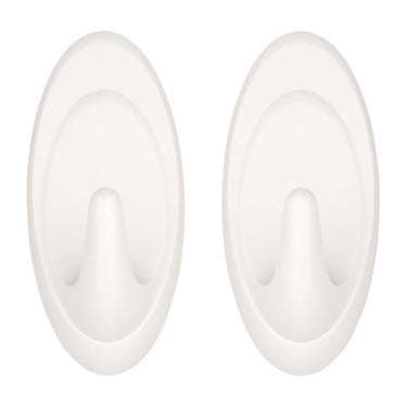 3M Command Medium Plastic Hook 3.25 in. L 2 pk