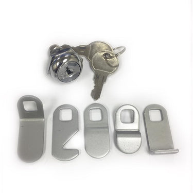 Architectural Mailboxes Brushed Nickel Steel Clockwise Mailbox Lock 2