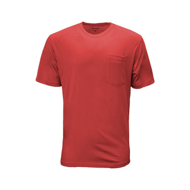 Key Men's Blended Pocket Tee (Red) Size LT