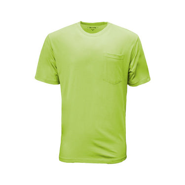 Key Men's Blended Pocket Tee (Lime) Size XL