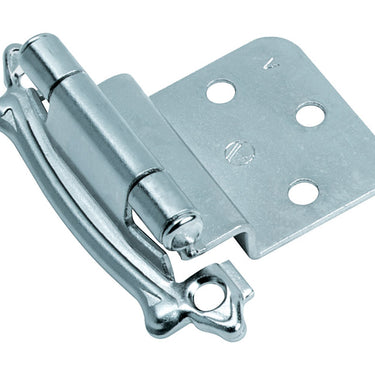 Amerock 2-15/79 in. W X 2-3/4 in. L Sterling Nickel Silver Steel Self-Closing Hinge 2 pk