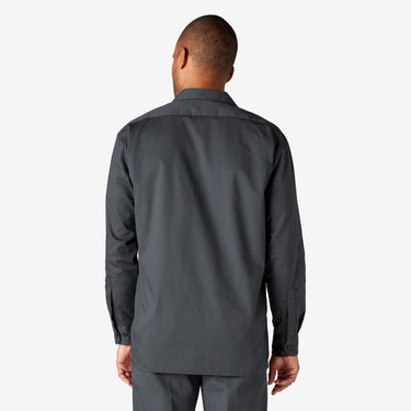 Dickies Long Sleeve Work Shirt (Charcoal Gray) Size XXL