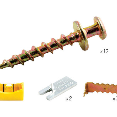 Hangman Wall Hanging Kit 100 lb 12 pk