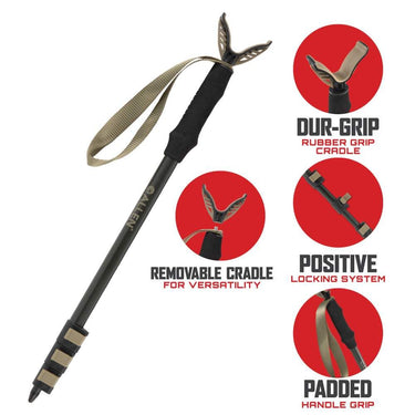 Allen Monopod Shooting Stick and Gun Rest - Aluminum