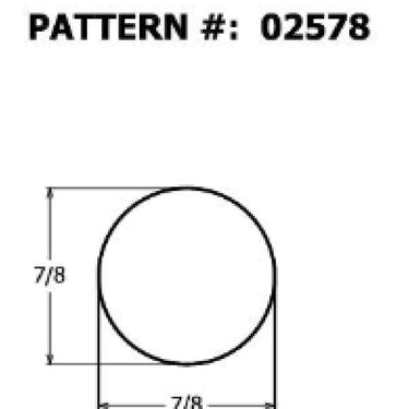 Alexandria Moulding Round Ramin Hardwood Dowel 7/8 in. D X 36 in. L 1 pk Brown