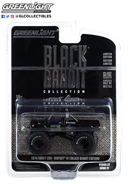 Diecast Green Light Black Bandit Series (1 Car per purchase)