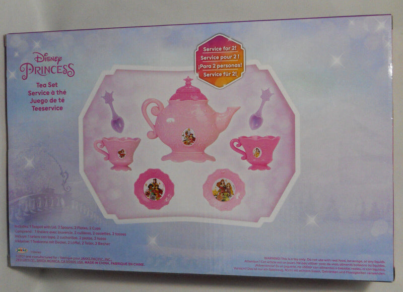 Load image into Gallery viewer, Disney Princess Tea Set 8 Piece Service Set for 2 Pretend Play
