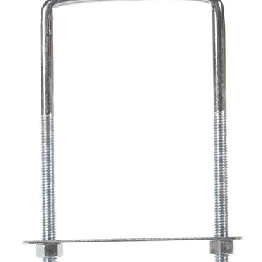 Hampton 3-3/4 in. X 3-5/8 in. W X 6 in. L Coarse Zinc-Plated Steel Lumber Size Square Bend U-Bolt