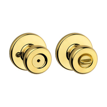 Kwikset Tylo Polished Brass Privacy Knob